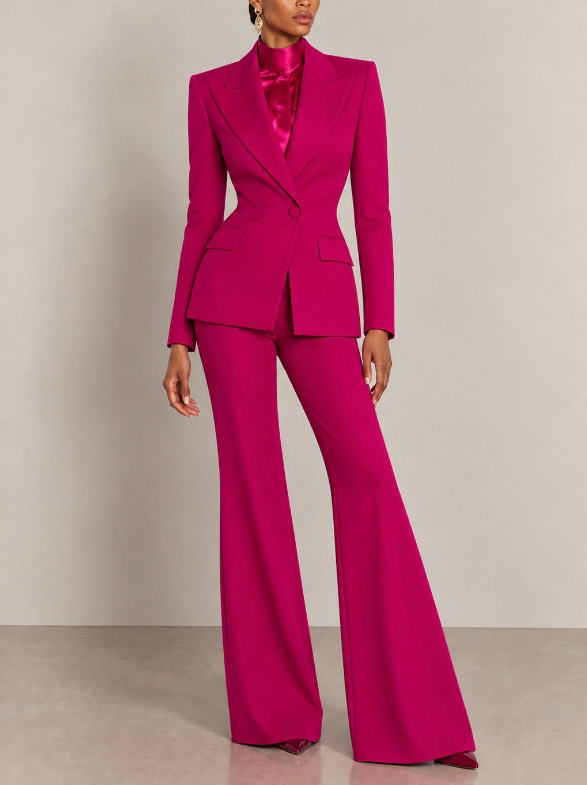 HIGH WAISTED BOOT CUT PANT