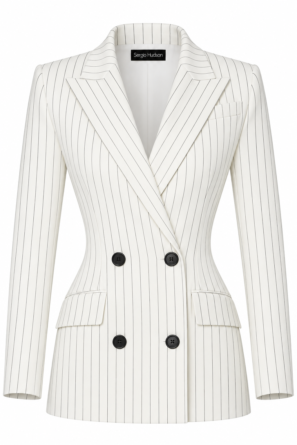 PINSTRIPE DOUBLE BREASTED JACKET
