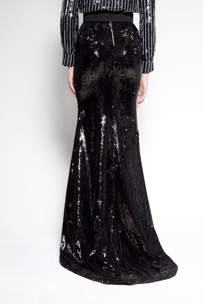 Sequin evening Skirt