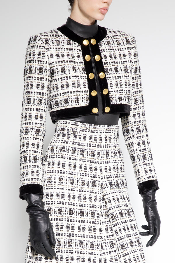 cropped tweed Jacket