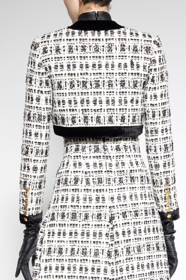 cropped tweed Jacket