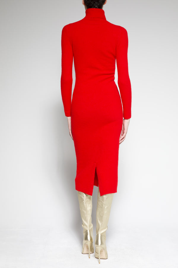 CASHMERE MIDI SWEATER DRESS