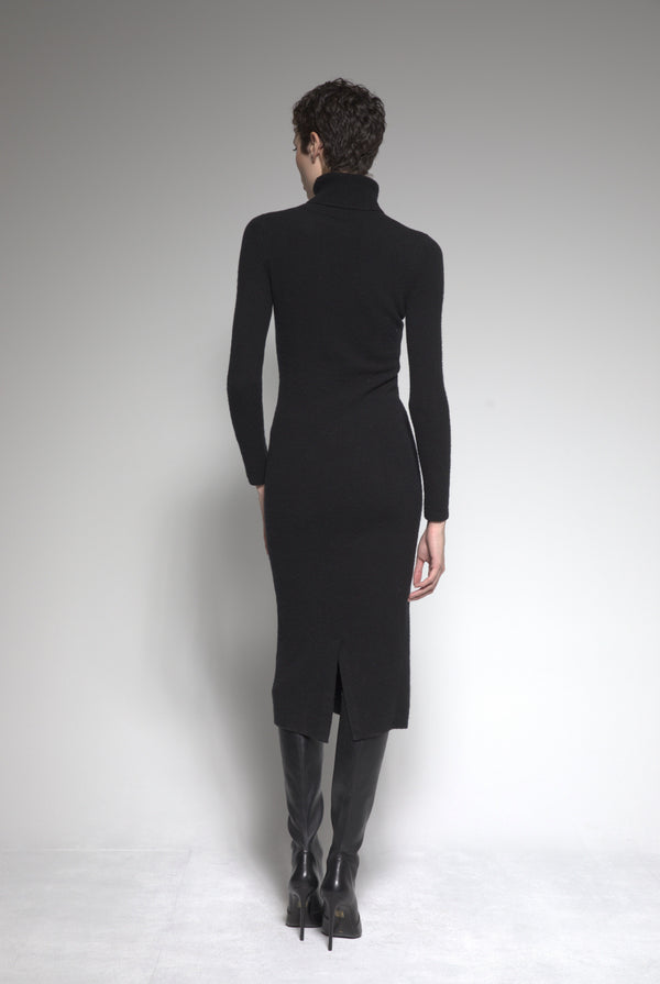 Bodycon Cashmere Dress (Black)
