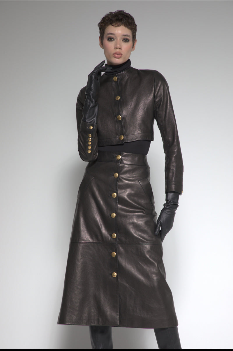 Cropped Jacket (Leather)
