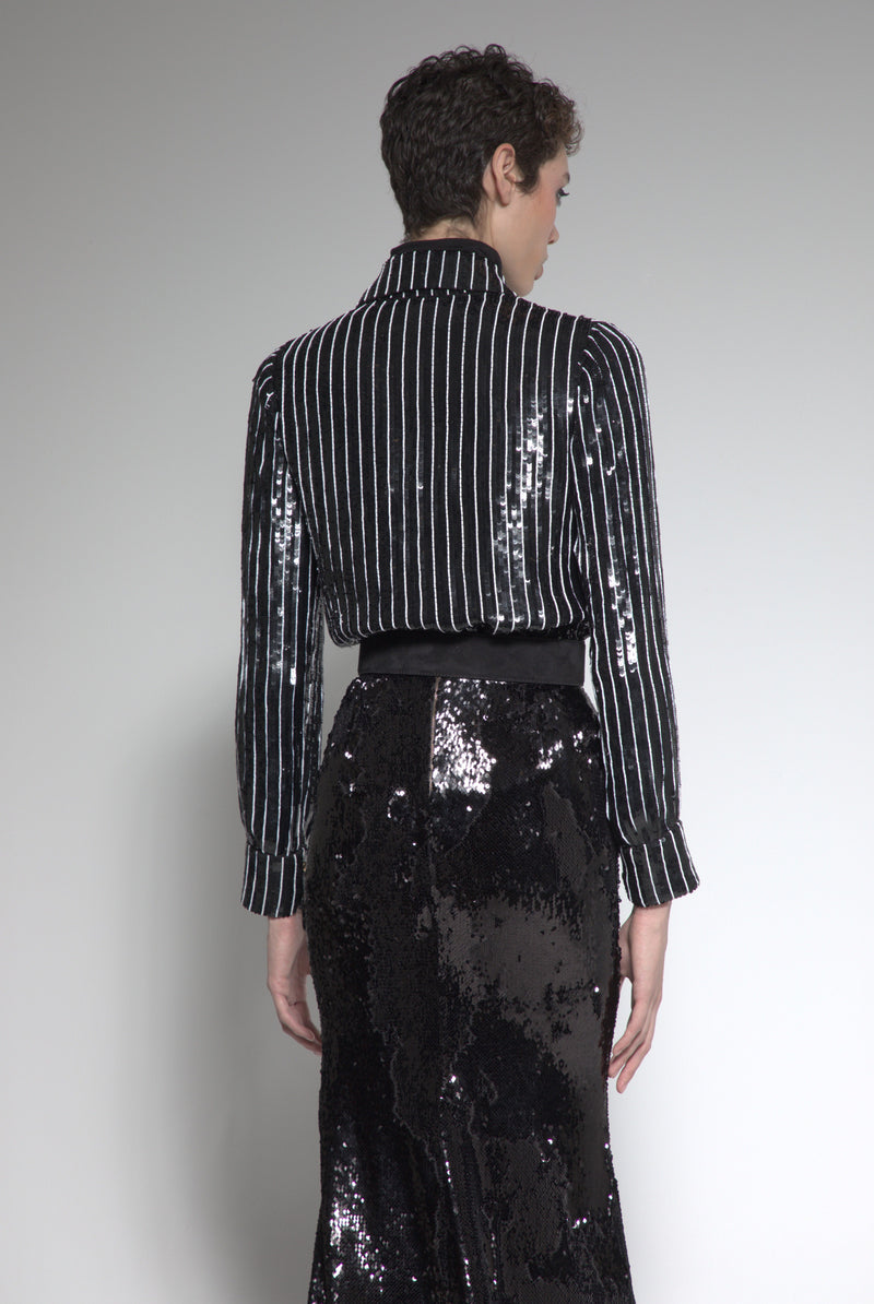 Maxi Sequin Skirt