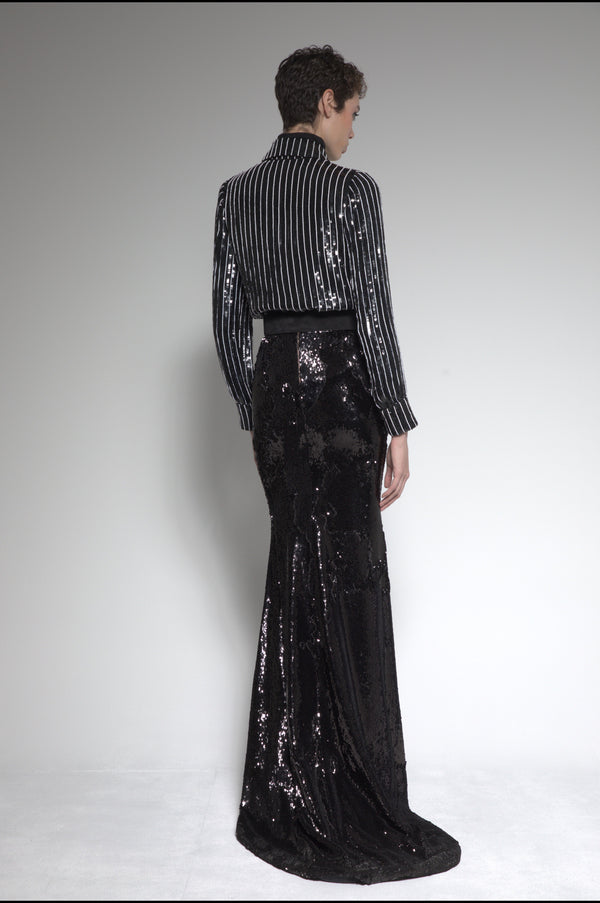 Maxi Sequin Skirt