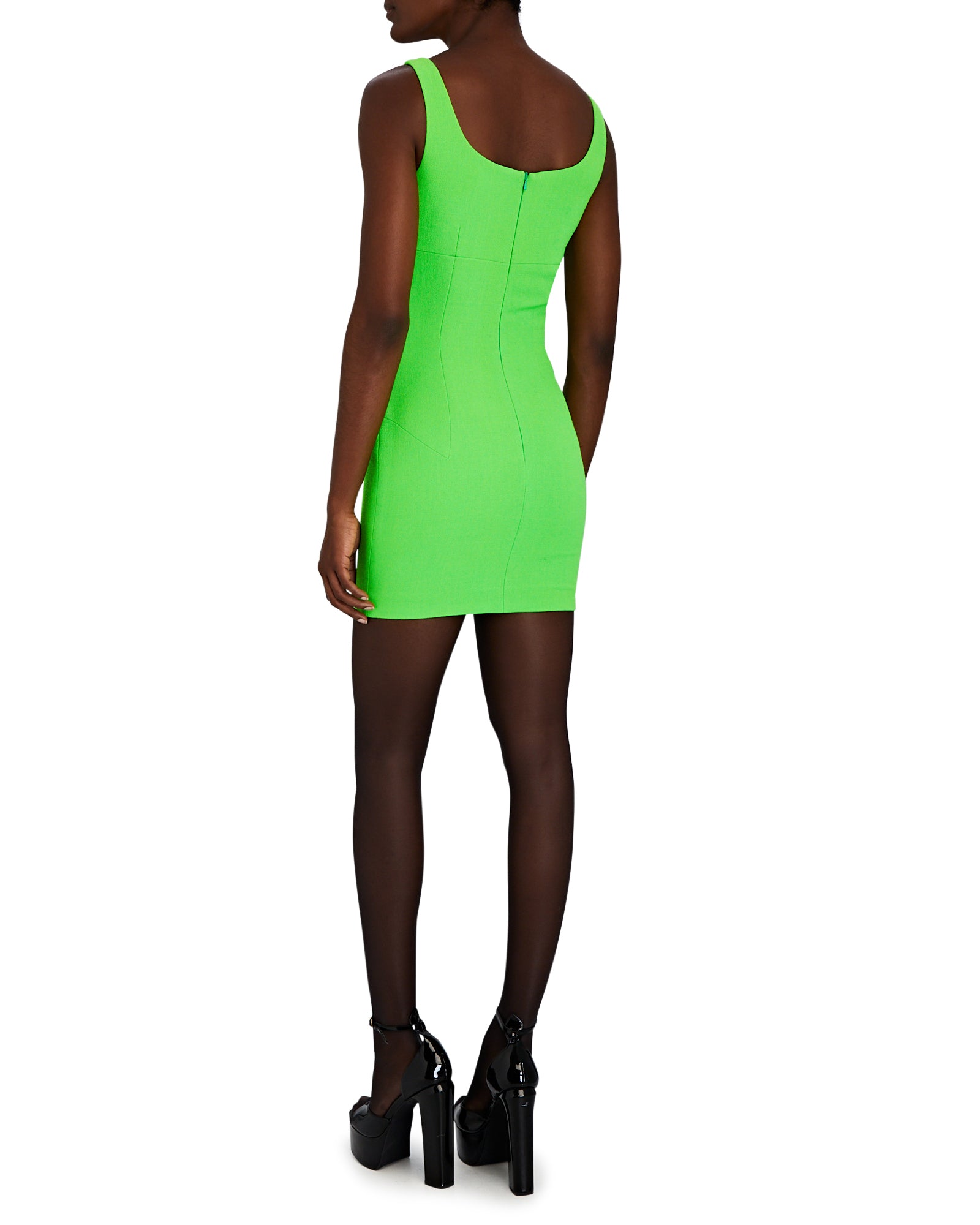 Paneled Tank Mini Dress