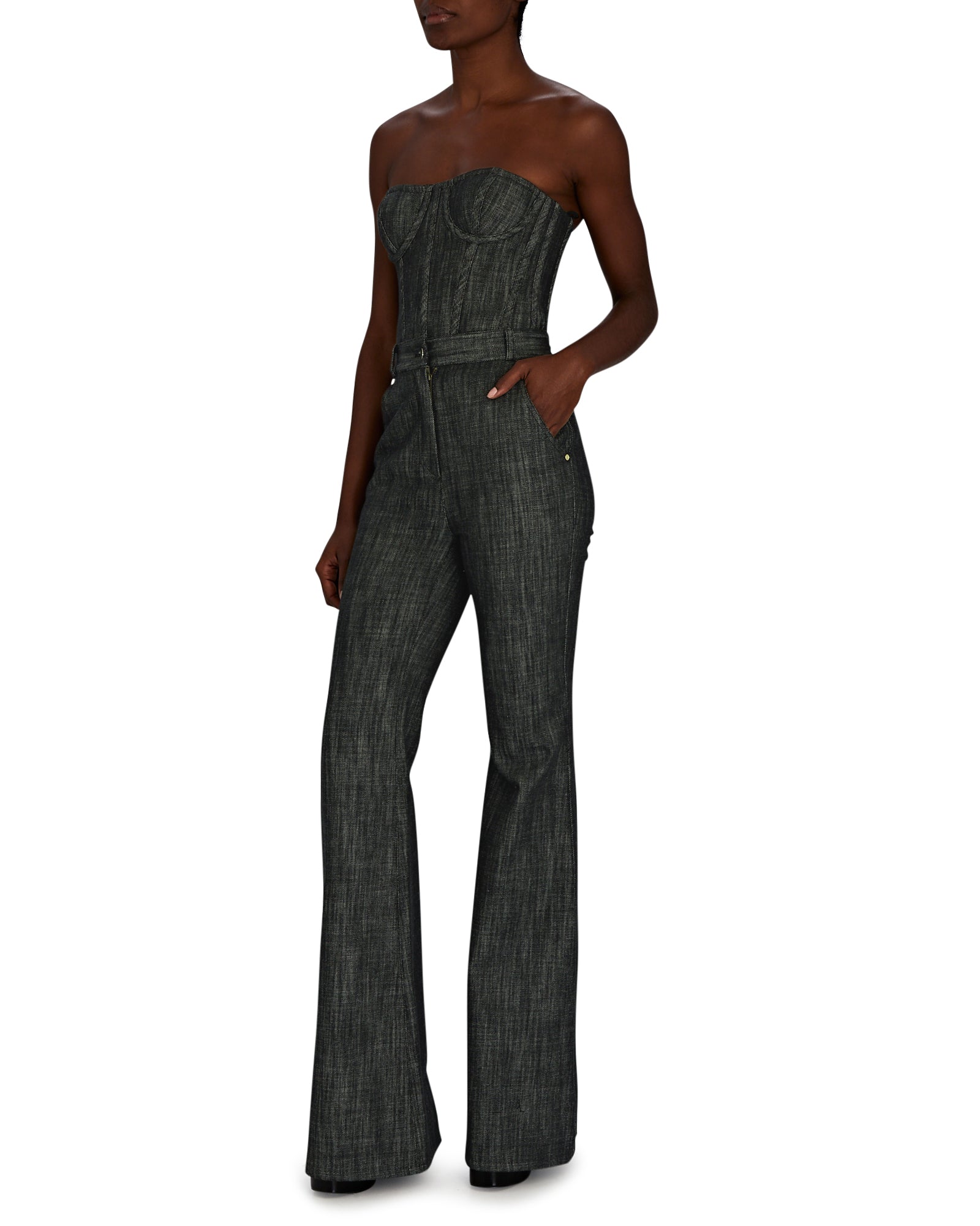 High Waist Flared Denim Pant