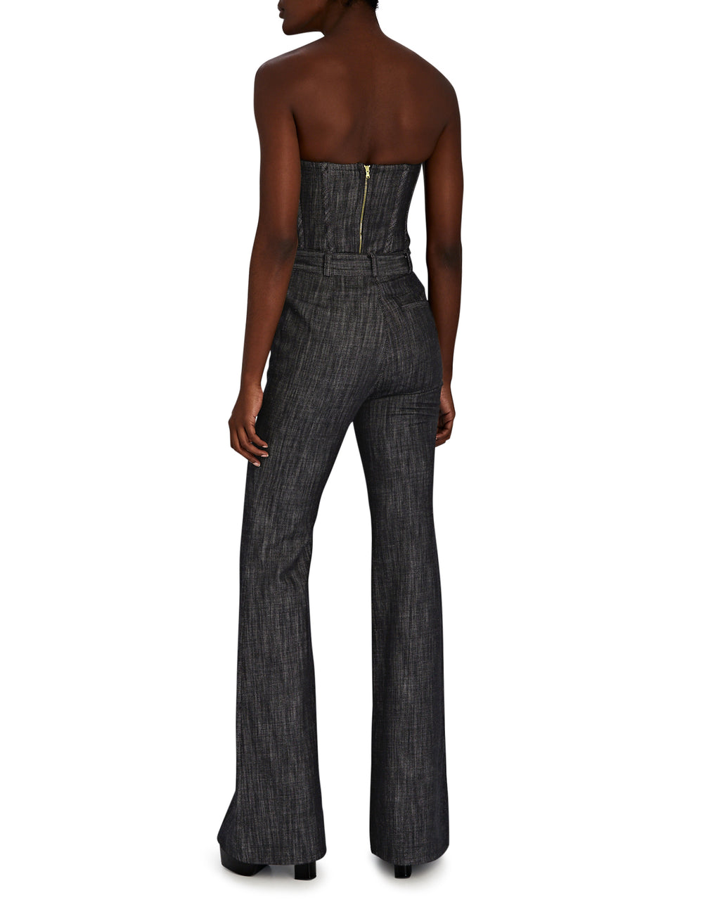 High Waist Flared Denim Pant