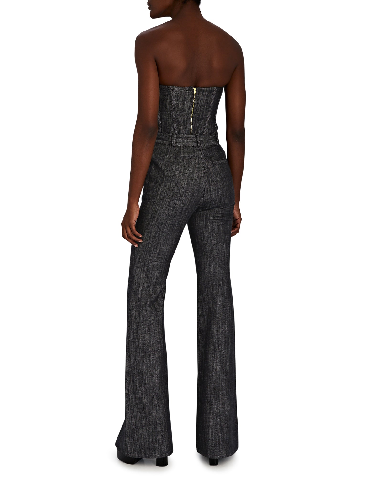 High Waist Flared Denim Pant