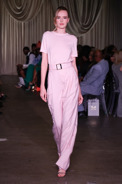 Double Pleat Wide Leg Pant