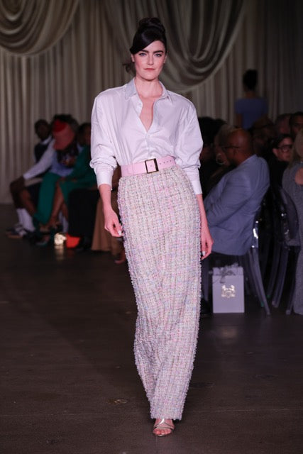 Tweed Maxi Skirt