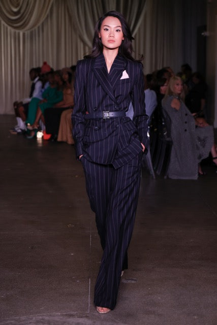 Flat Front Wide-Leg Pant