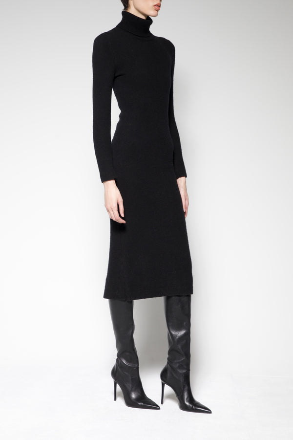 CASHMERE MIDI SWEATER DRESS