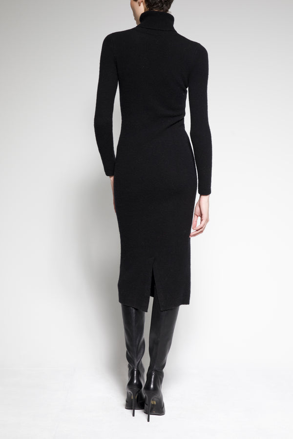 CASHMERE MIDI SWEATER DRESS