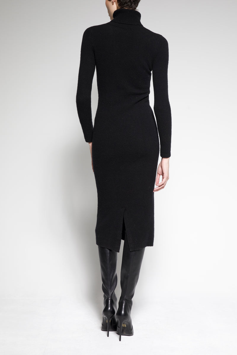 CASHMERE MIDI SWEATER DRESS