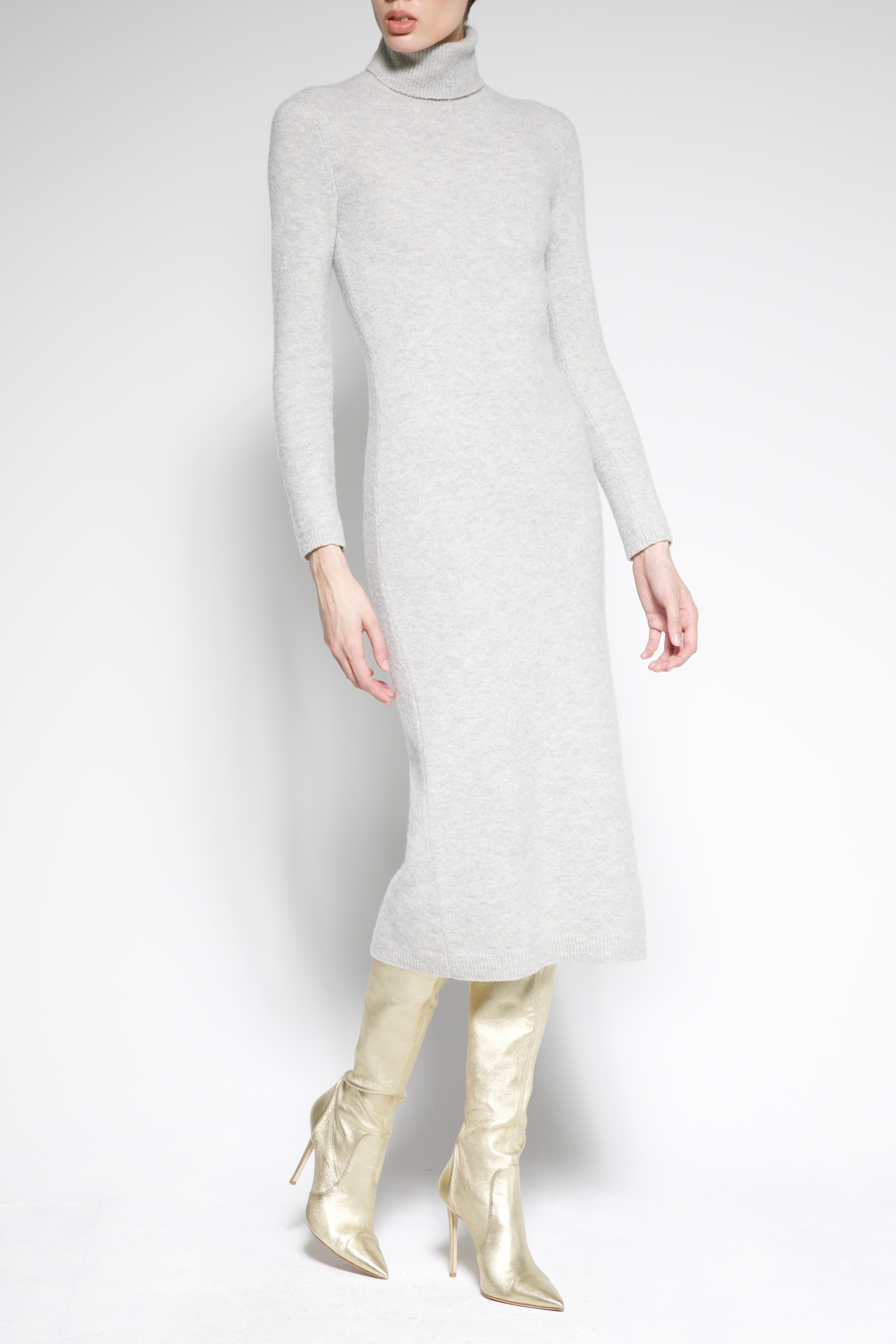 Cashmere Miidi Sweater Dress