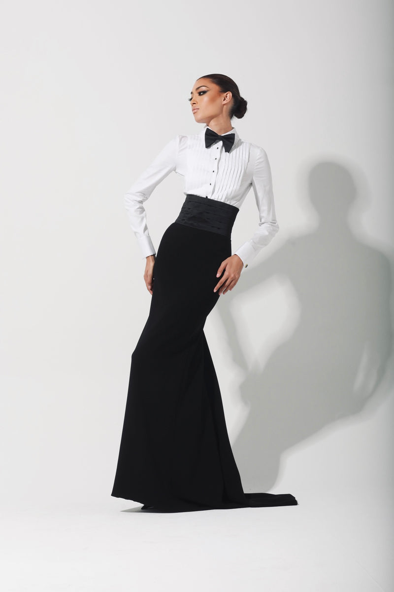 Evening Skirt w/ Cummerbund