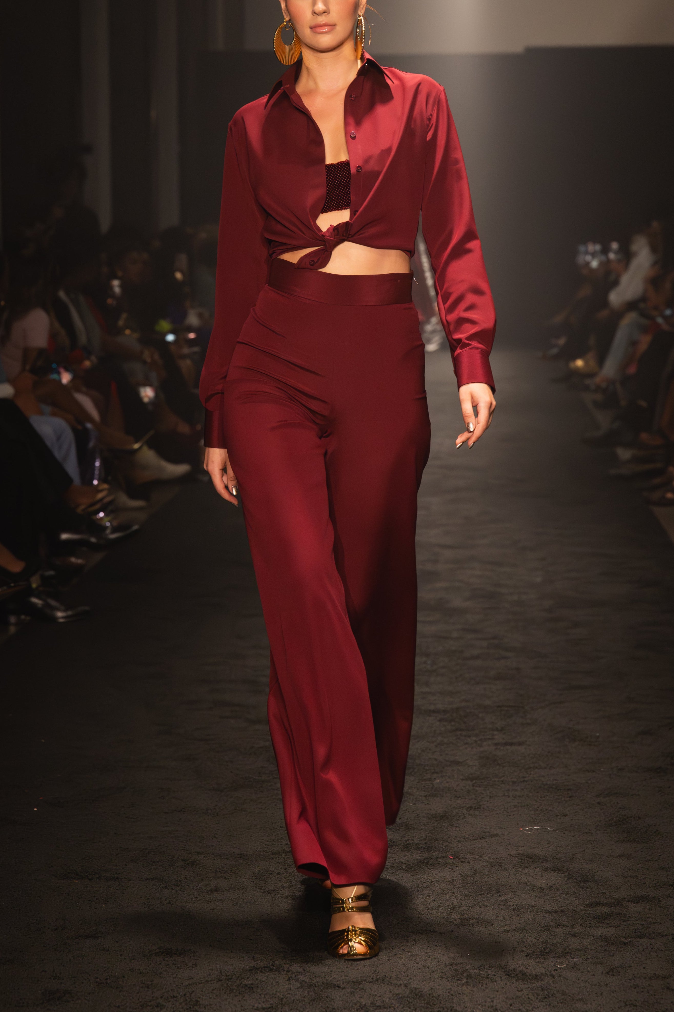 Sequin Bandeau Top (Red) (Pre-Order)