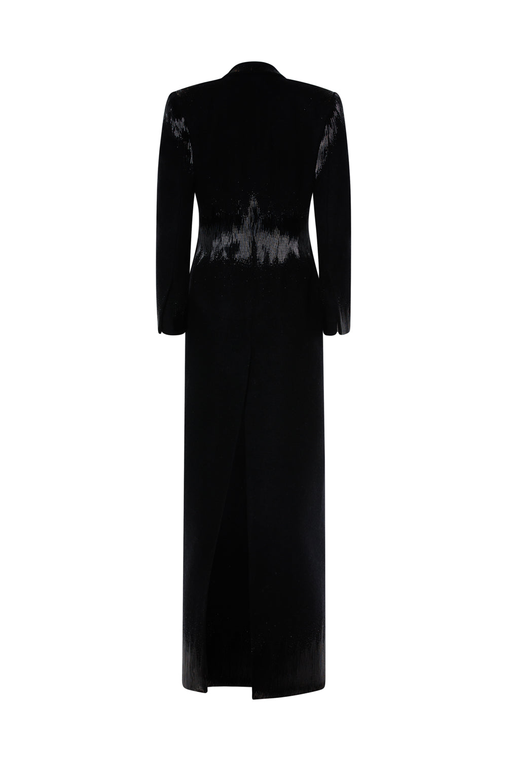 SINGLE BREASTED EMBROIDERED COAT