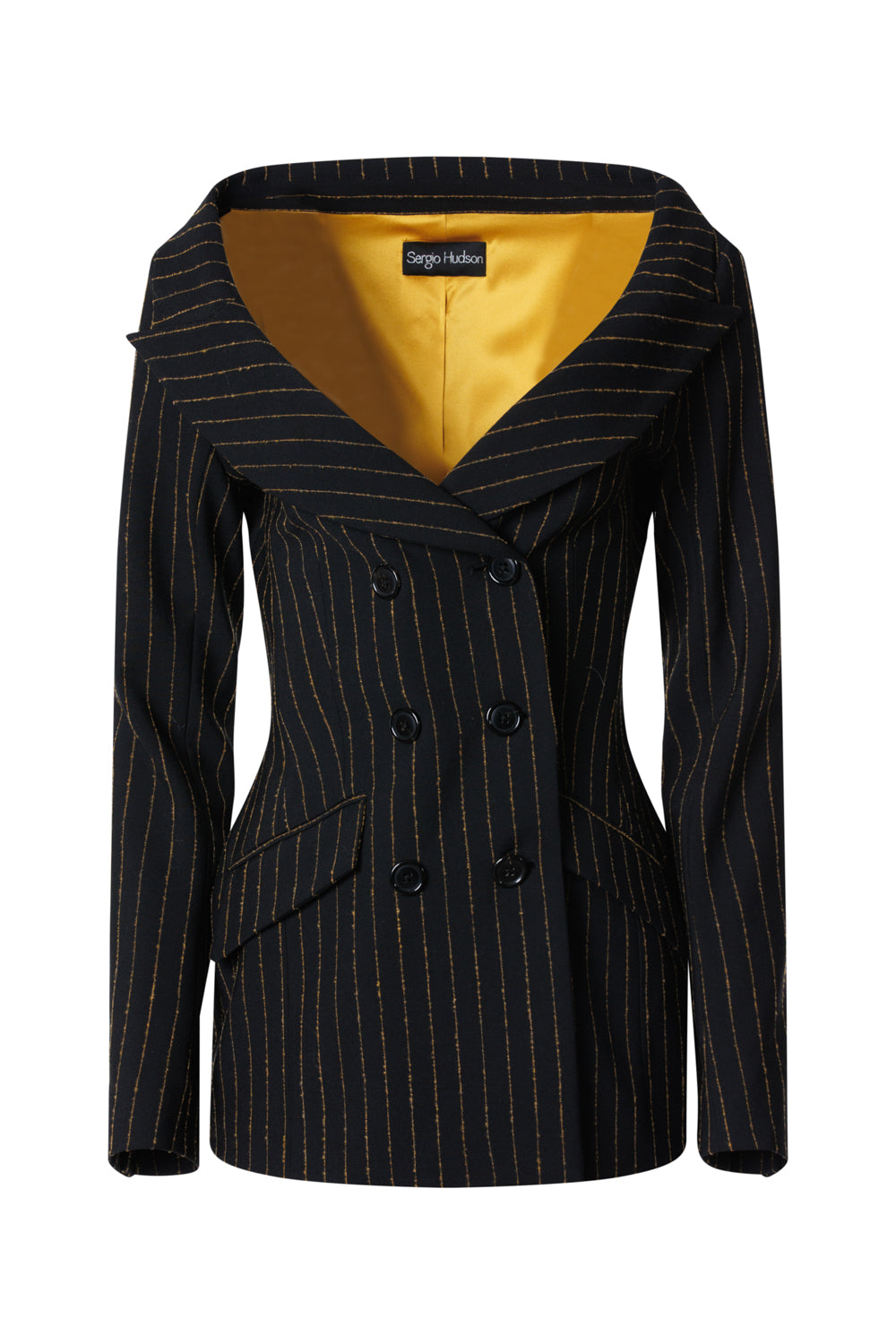 PINSTRIPE OTS BLAZER JACKET
