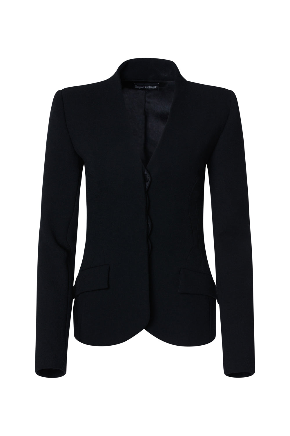 COLLARLESS JACKET