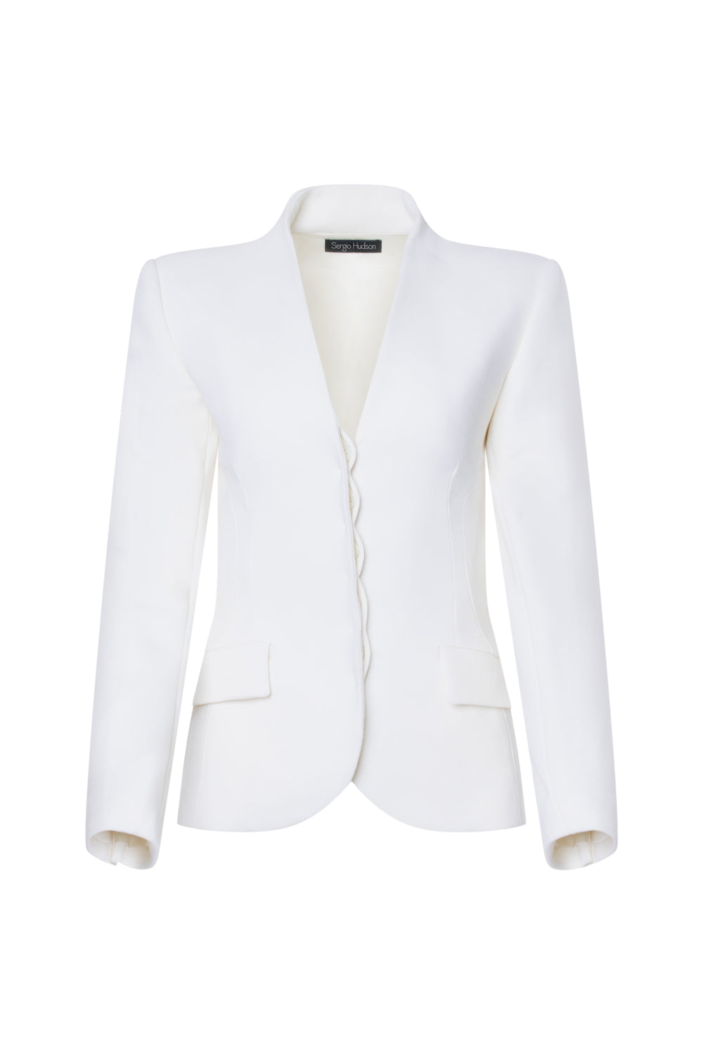COLLARLESS JACKET