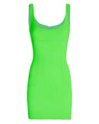 Paneled Tank Mini Dress