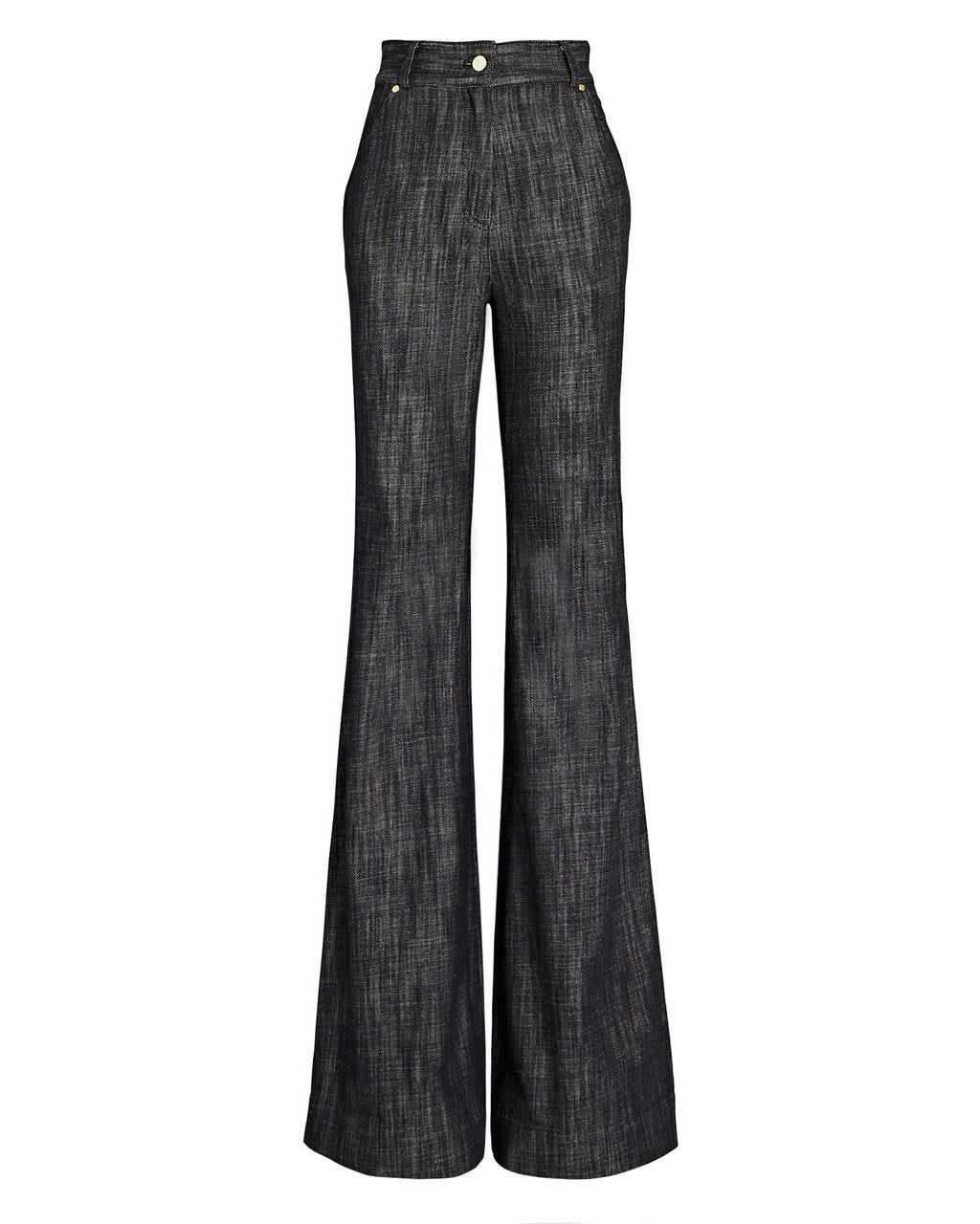 High Waist Flared Denim Pant