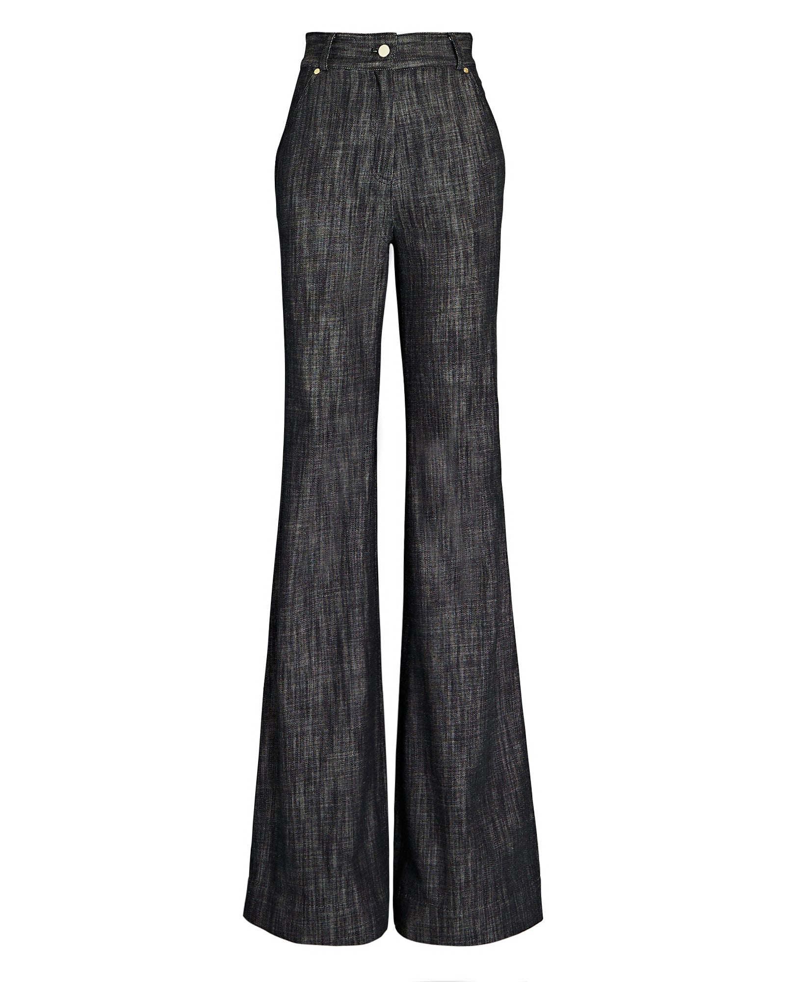 High Waist Flared Denim Pant