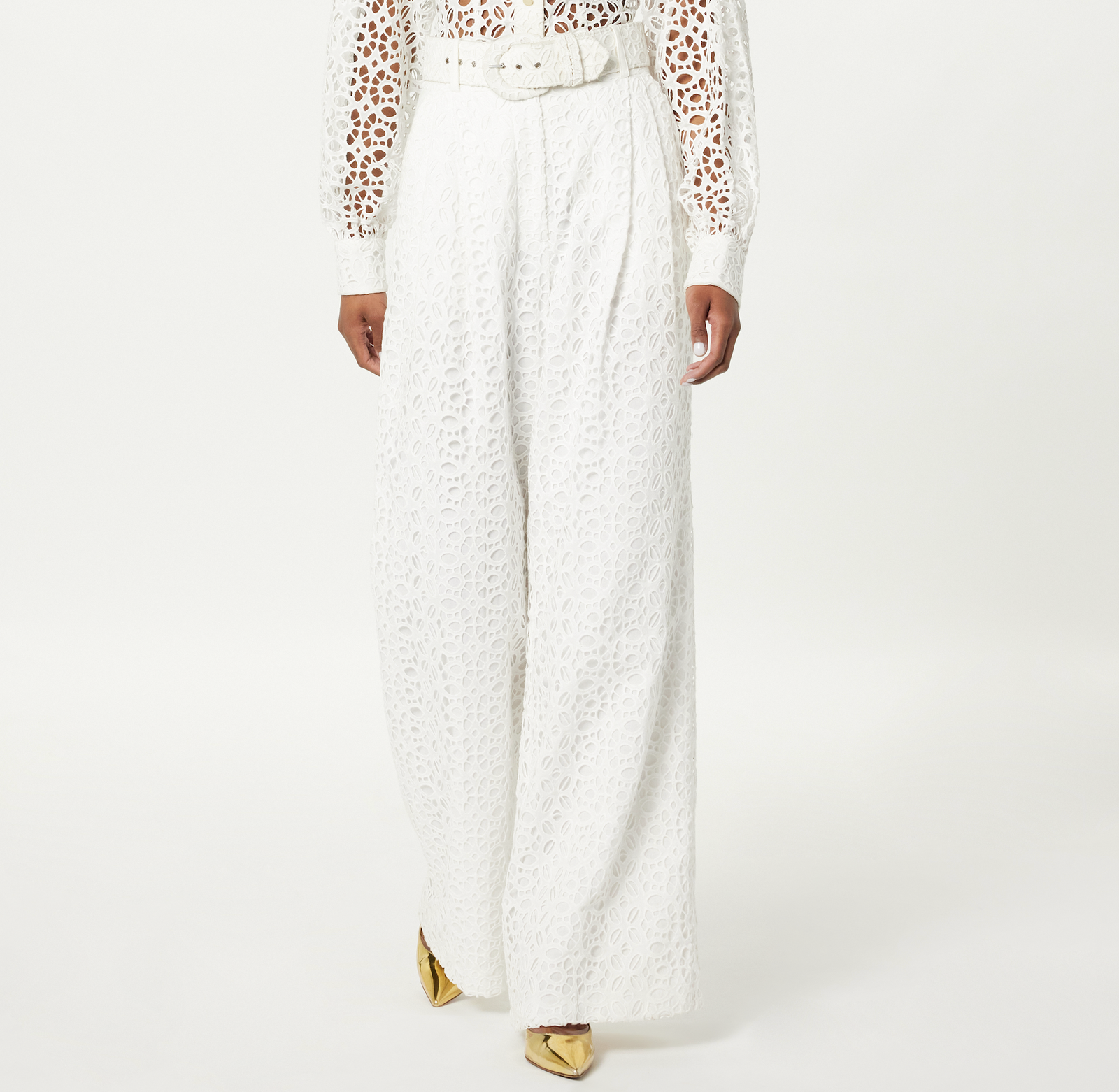 【INCHANT ME】[2way!] Eyelet Wide Training Pants bkk17517_white_xl?$
