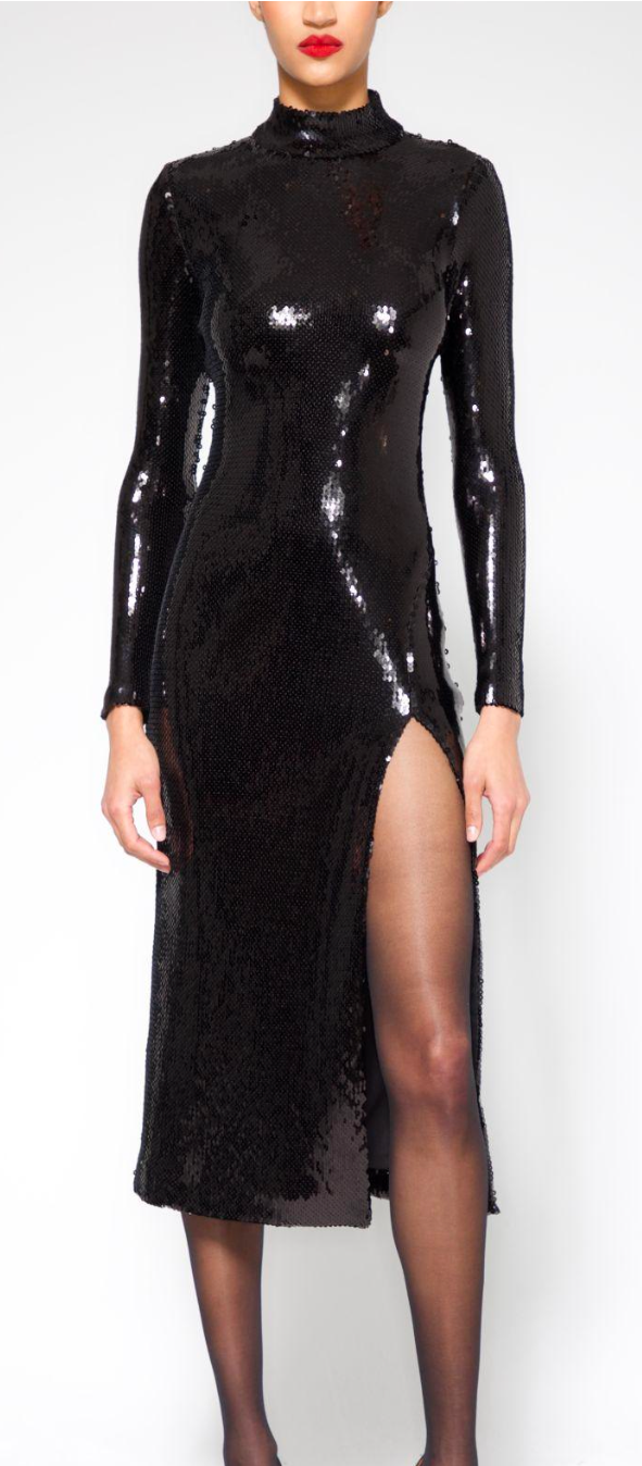 SEQUIN MIDI COCKTAIL DRESS