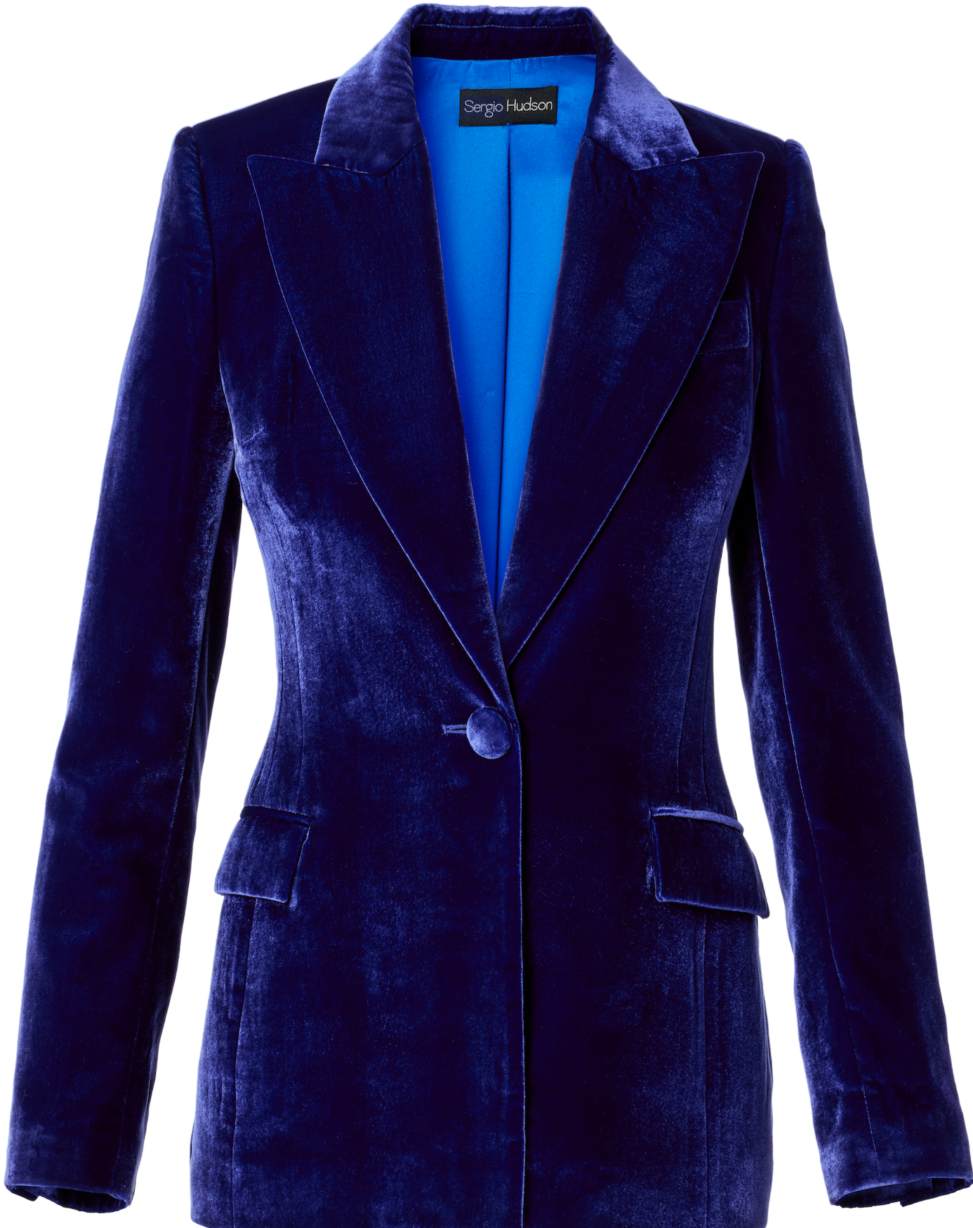 SB Peak Lapel Velvet Blazer