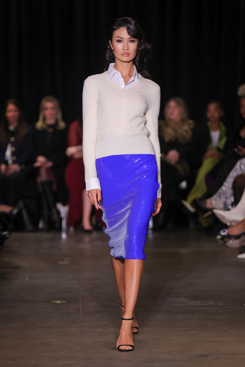 Sequined Midi Skirt