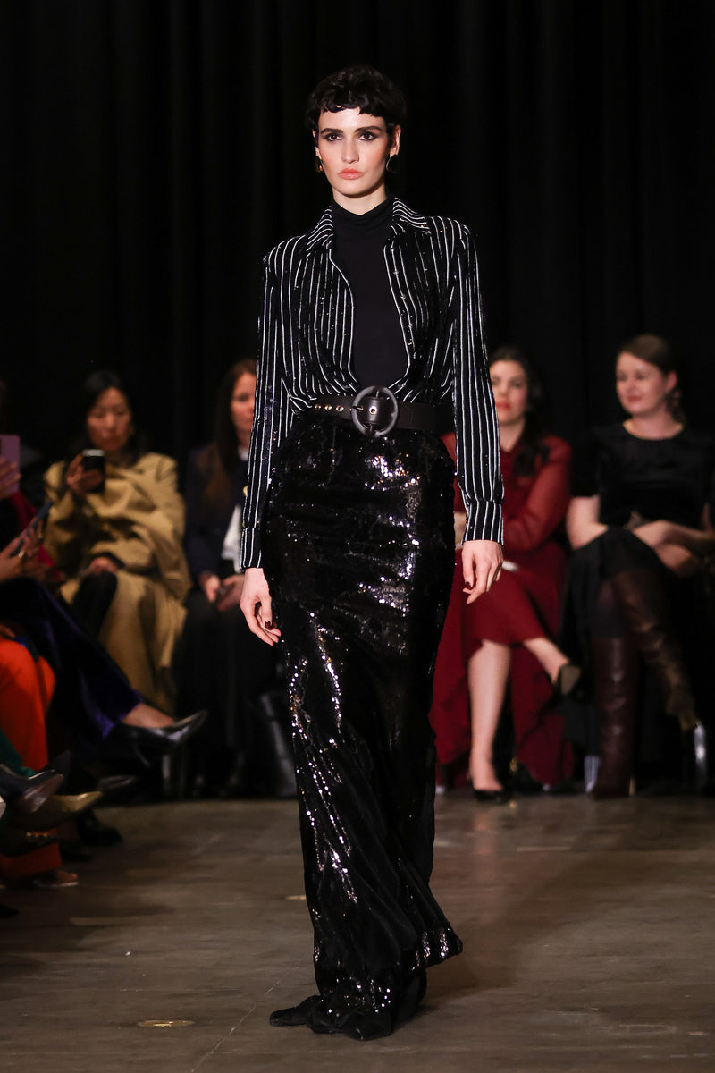 Maxi Sequin Skirt