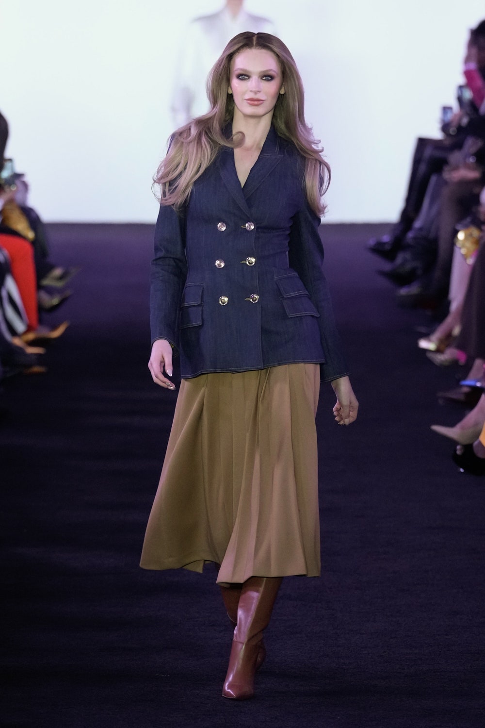 Midi Pleated Skirt