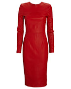 STRETCH LEATHER DRESS