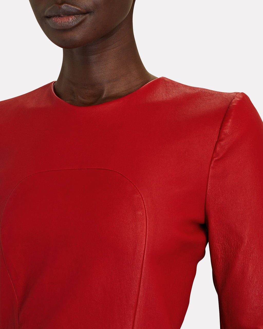 STRETCH LEATHER DRESS