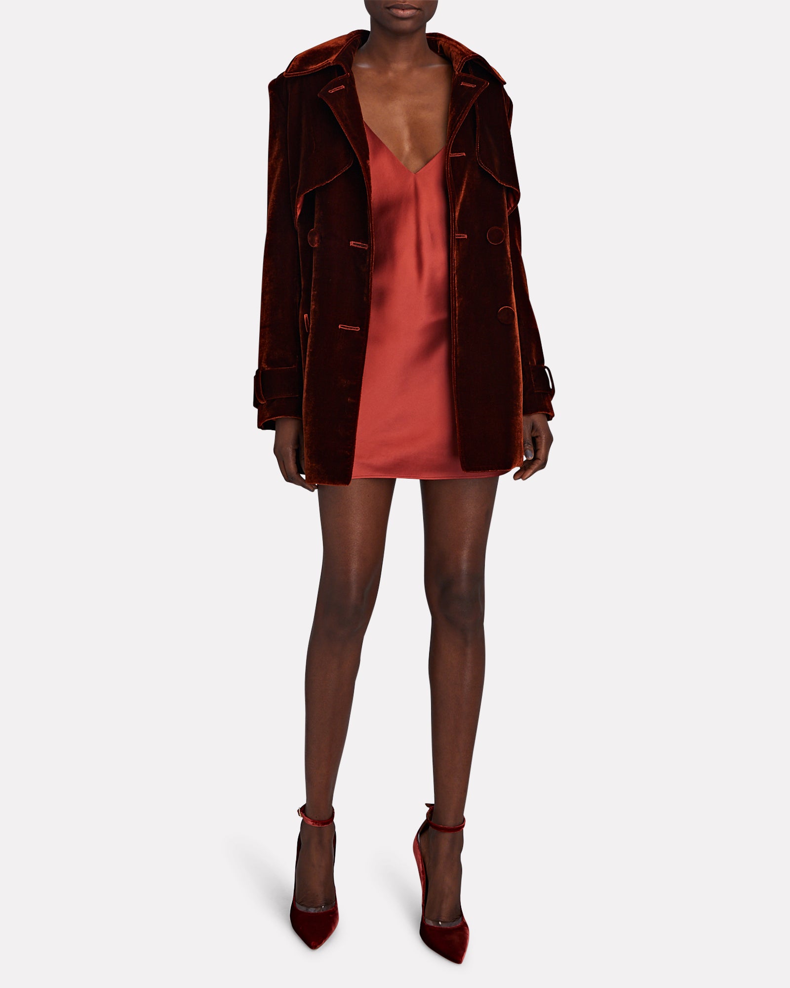 Bias Mini Slip Dress