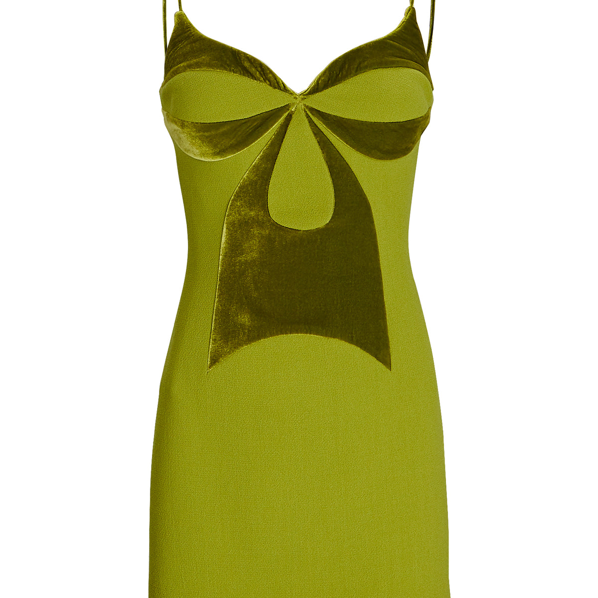 Sergio Hudson Panel Corset Mini Dress
