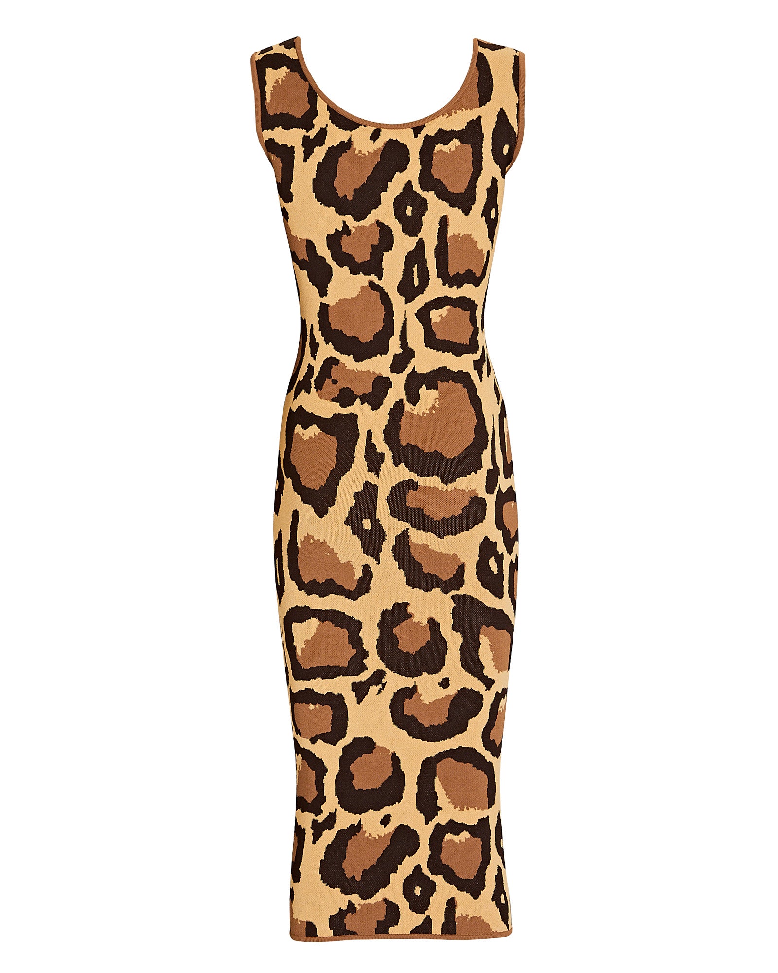Animal Print Tank Midi Dress