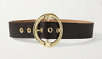 Signature Leather Belt - Black