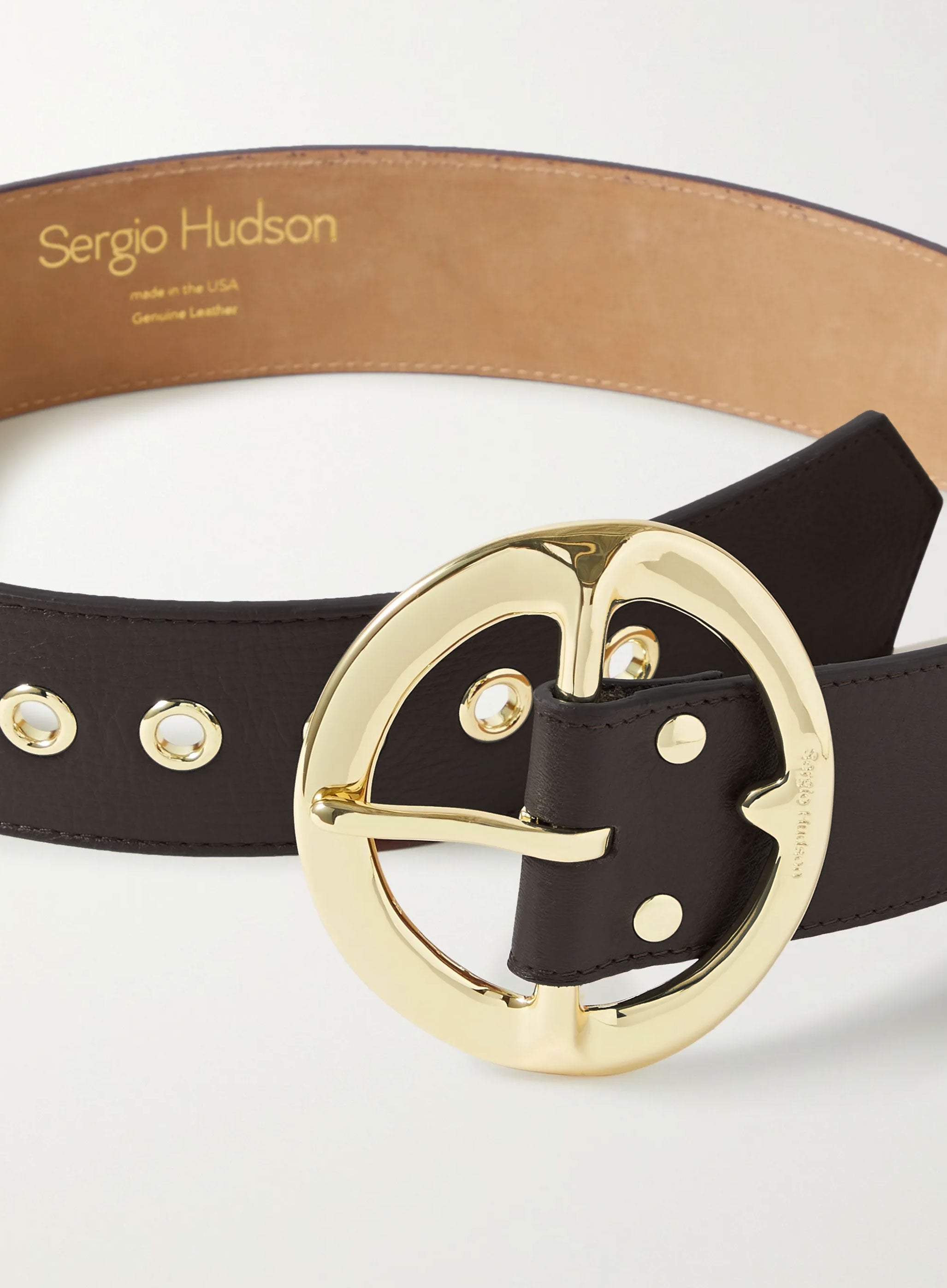 Signature Leather Belt - Black
